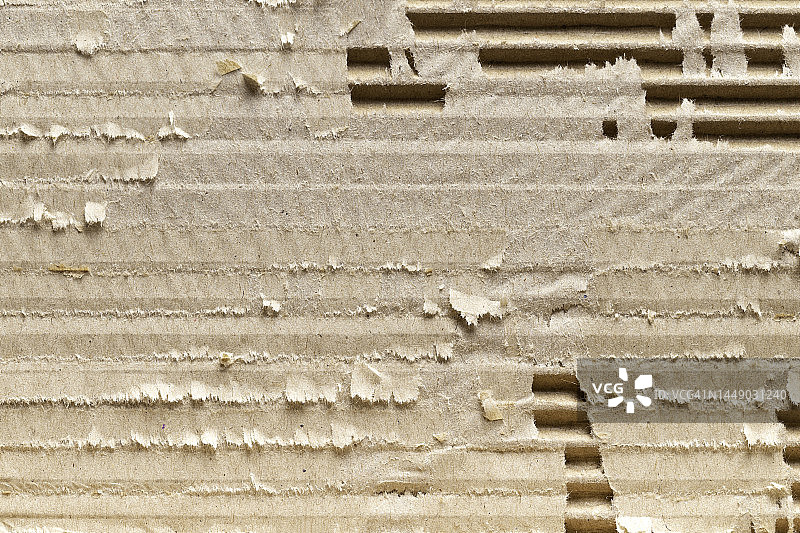 棕色生态回收牛皮纸单纹理纸板背景。图片素材