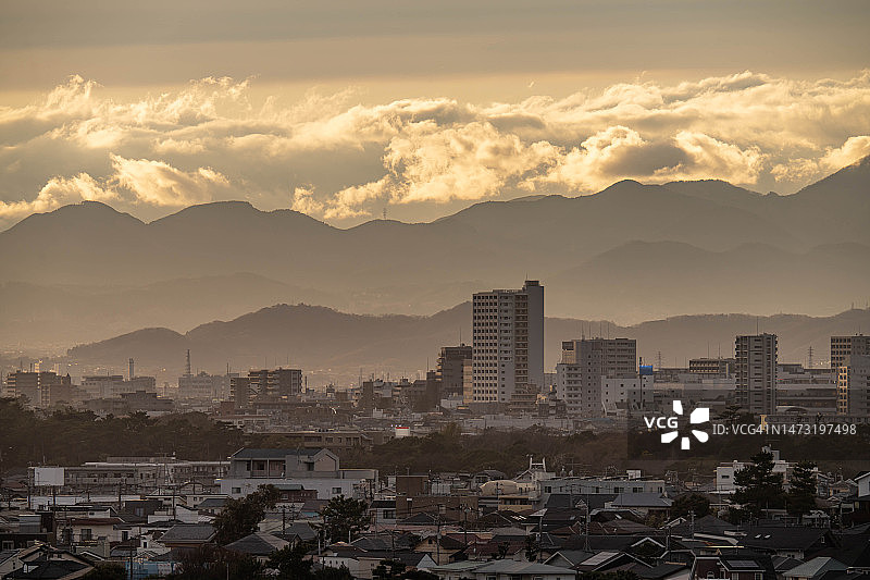 日本神奈川的住宅区图片素材