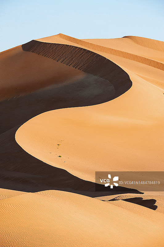 沙丘景观，鲁卜哈利沙漠图片素材