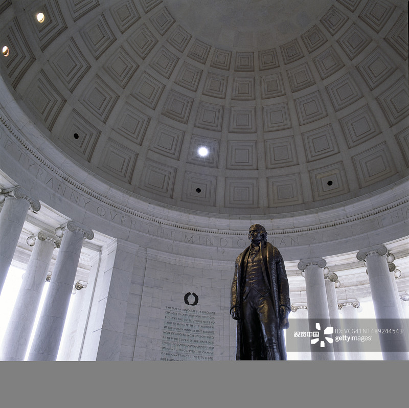 华盛顿的托马斯·杰斐逊纪念堂图片素材