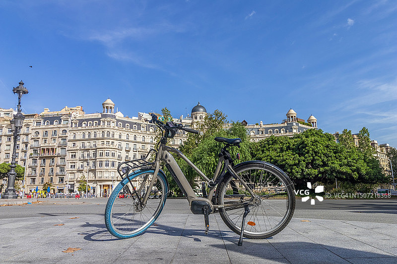 城市电动自行车图片素材