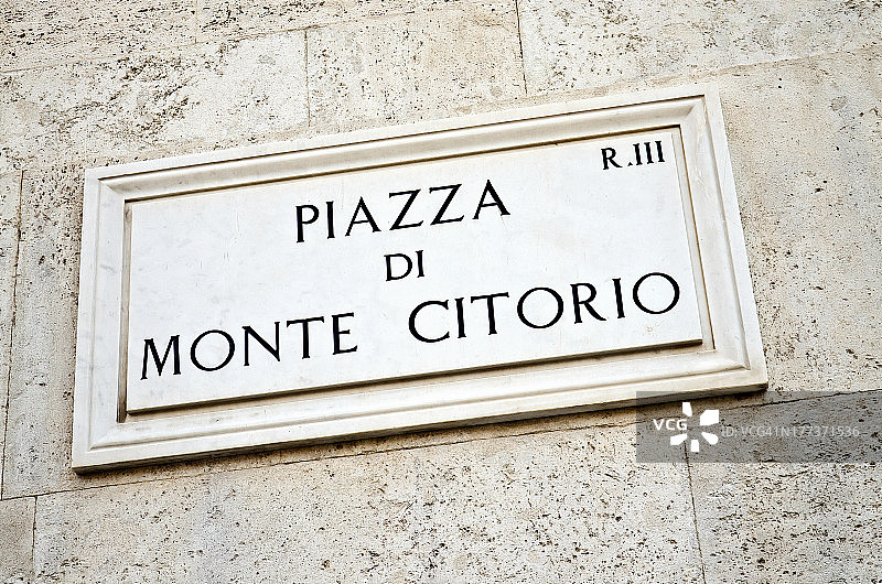 罗马Citorio广场图片素材