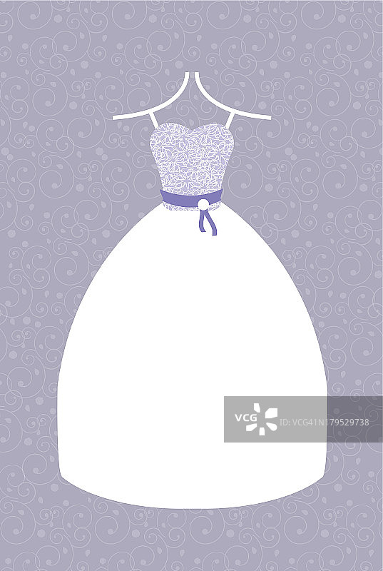 紫色和白色的婚纱背景图片素材