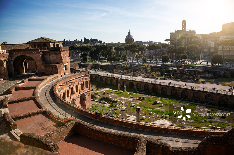 罗马广场的美景和观光图片素材
