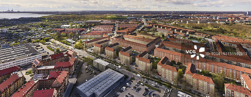 哥本哈根的住宅区图片素材