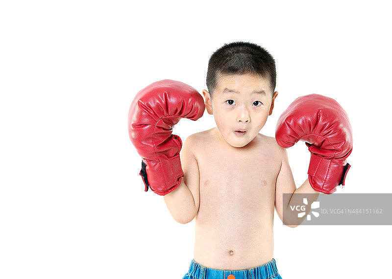年轻的拳击手图片素材
