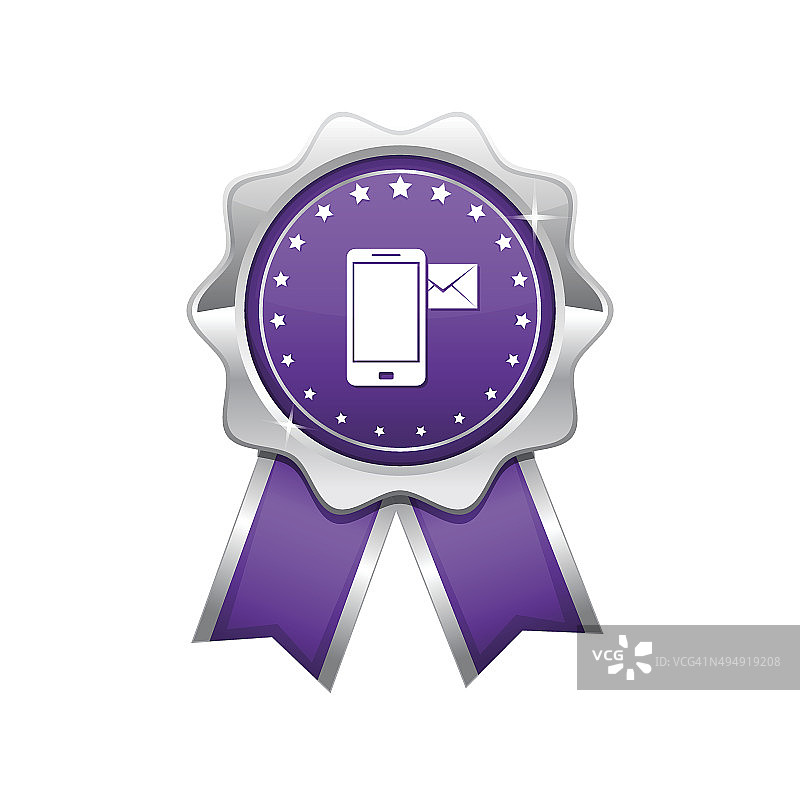 智能手机紫色矢量图标设计图片素材