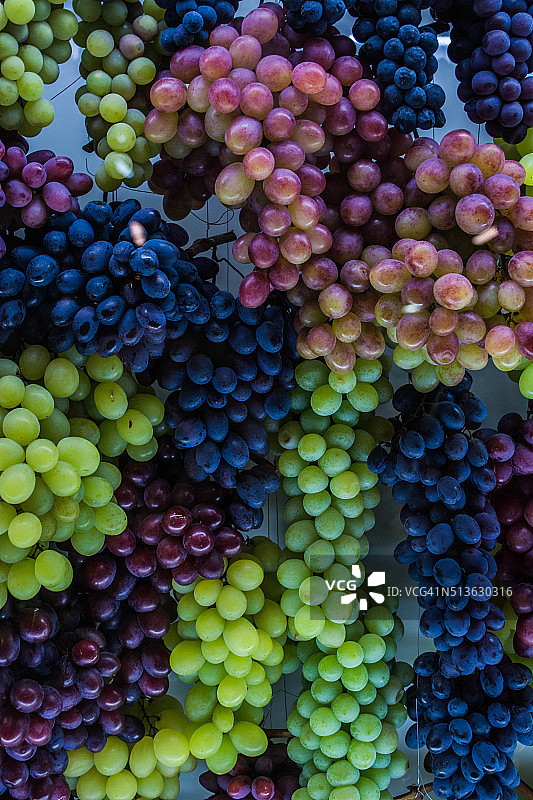 绿葡萄和红葡萄图片素材