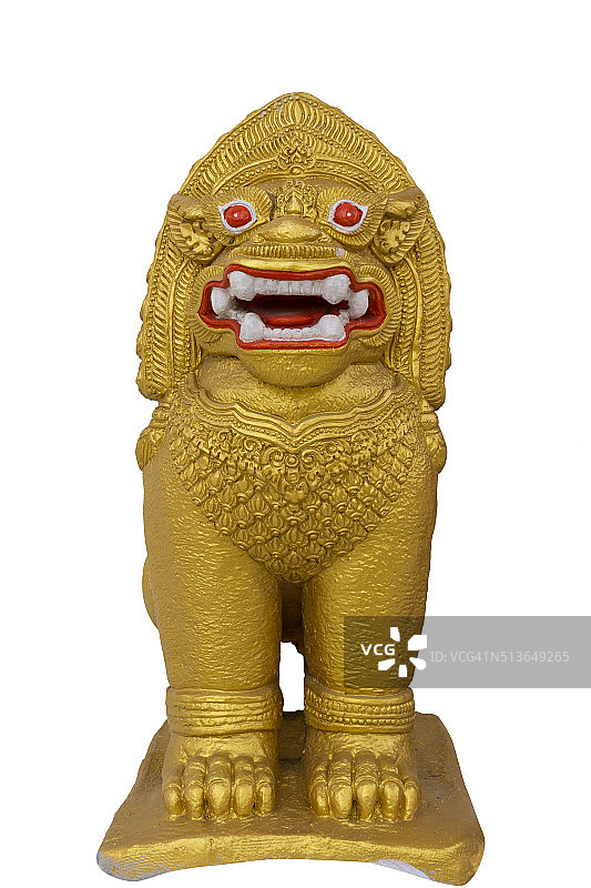 泰国金狮雕像图片素材