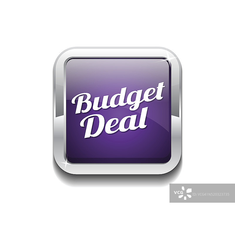 预算交易紫色矢量图标按钮图片素材