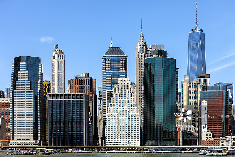 金融大厦，曼哈顿，纽约图片素材