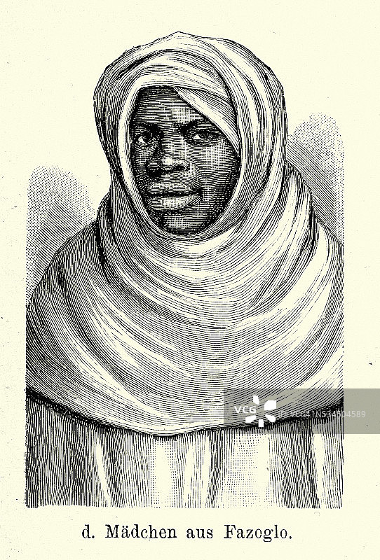 19世纪的苏丹-法佐格洛图片素材