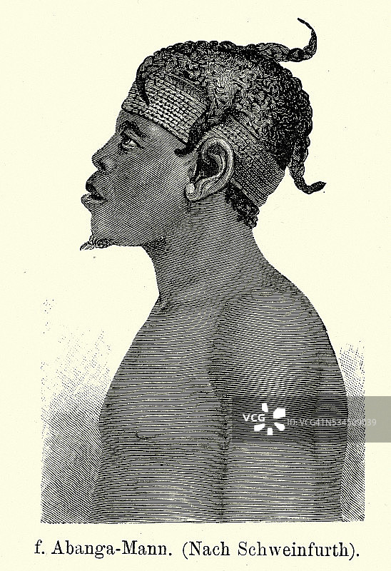 19世纪非洲-阿班加人图片素材