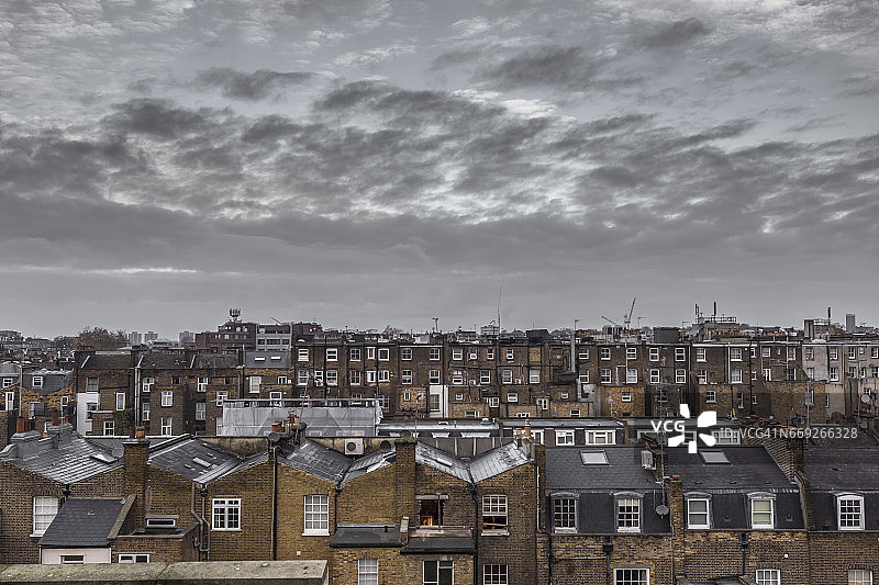 伦敦的经典屋顶图片素材