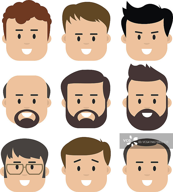 男性男性人脸图片素材
