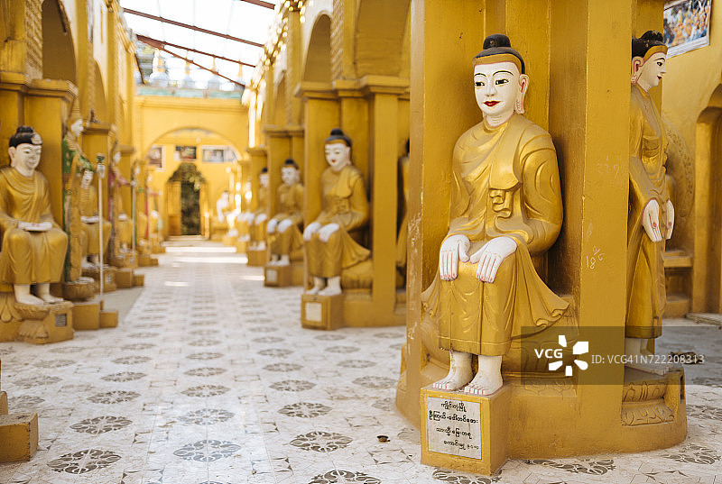 佛像在曼德勒，曼德勒地区，缅甸图片素材