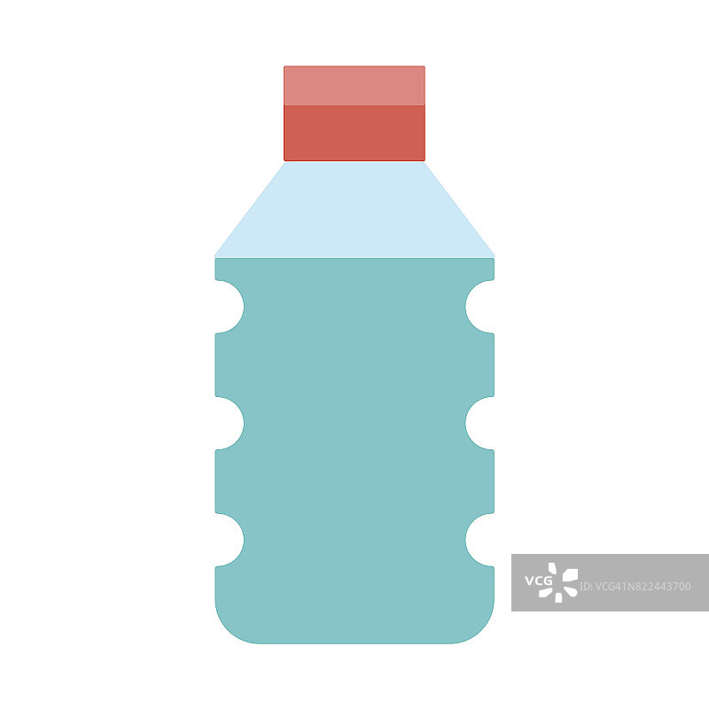水塑料瓶喝和健康的生活方式图片素材