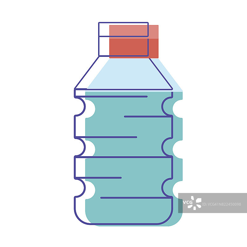 水塑料瓶喝和健康的生活方式图片素材