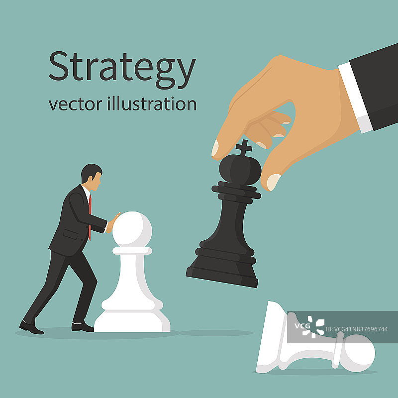 企业战略的概念图片素材