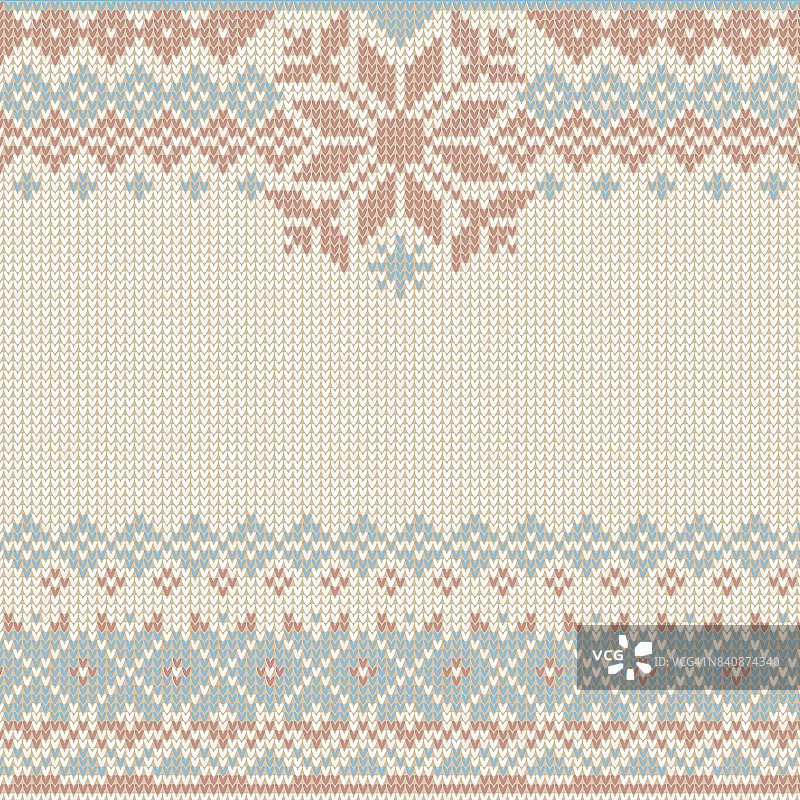 冬季圣诞圣诞针织背景针织图案。平面设计风格。图片素材
