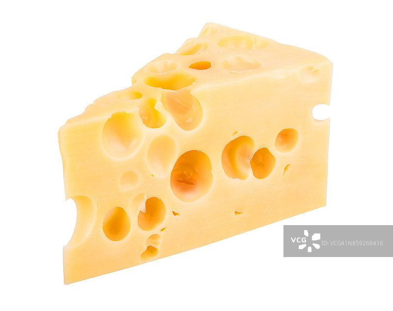 奶酪块孤立在白色背景图片素材
