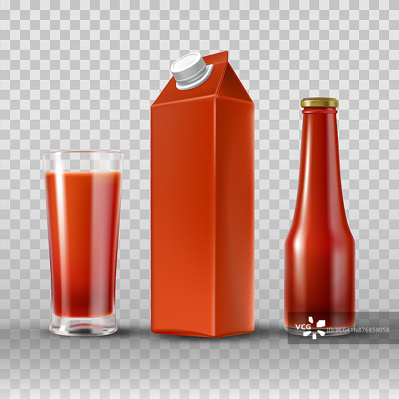 番茄汁和番茄酱图片素材