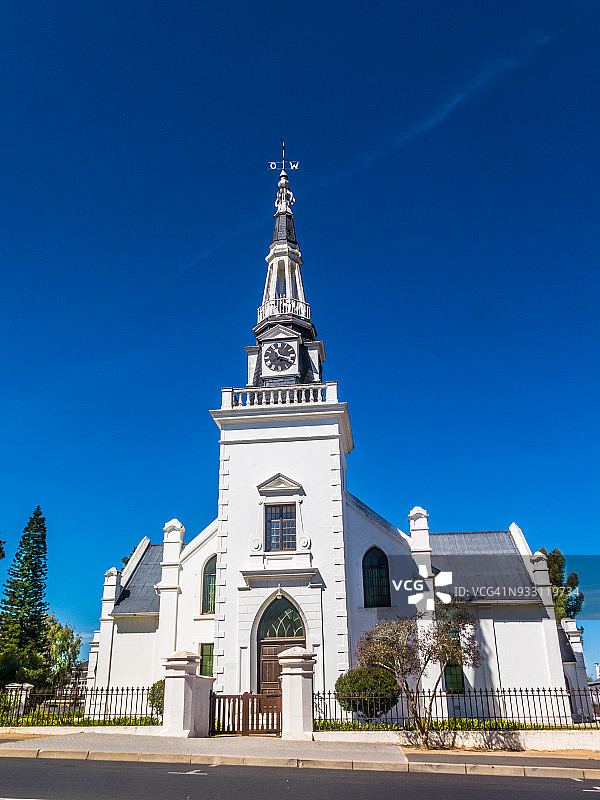 南非西开普省霍普菲尔德荷兰归正教会。图片素材