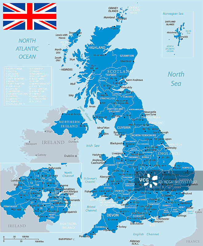 33 -英国-蓝灰色图片素材