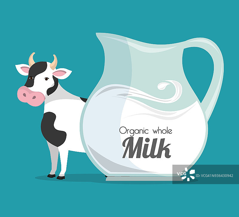 牛奶天然产品设计图片素材
