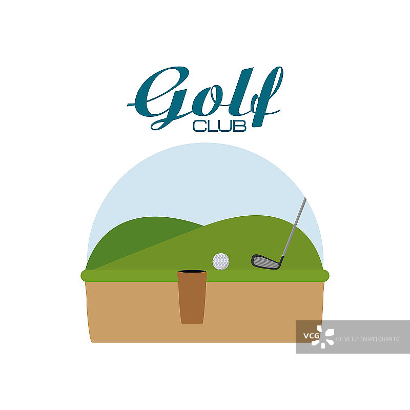 高尔夫俱乐部运动图片素材