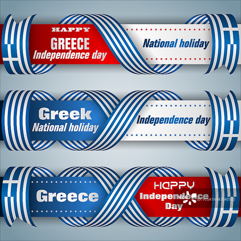 希腊，独立日庆典，网络横幅图片素材