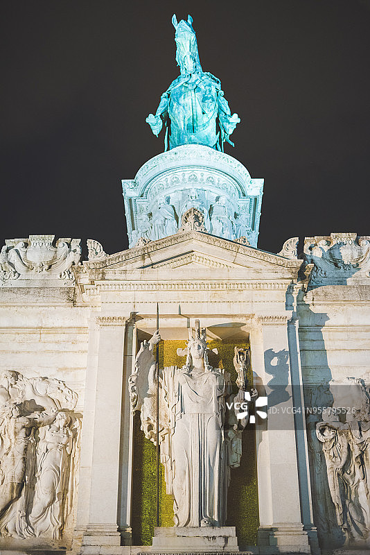 维托里奥·伊曼纽尔二世纪念碑 - 阿尔塔雷·德拉帕特里亚图片素材