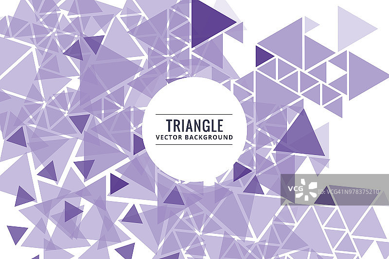 抽象三角形形状的紫色背景图片素材