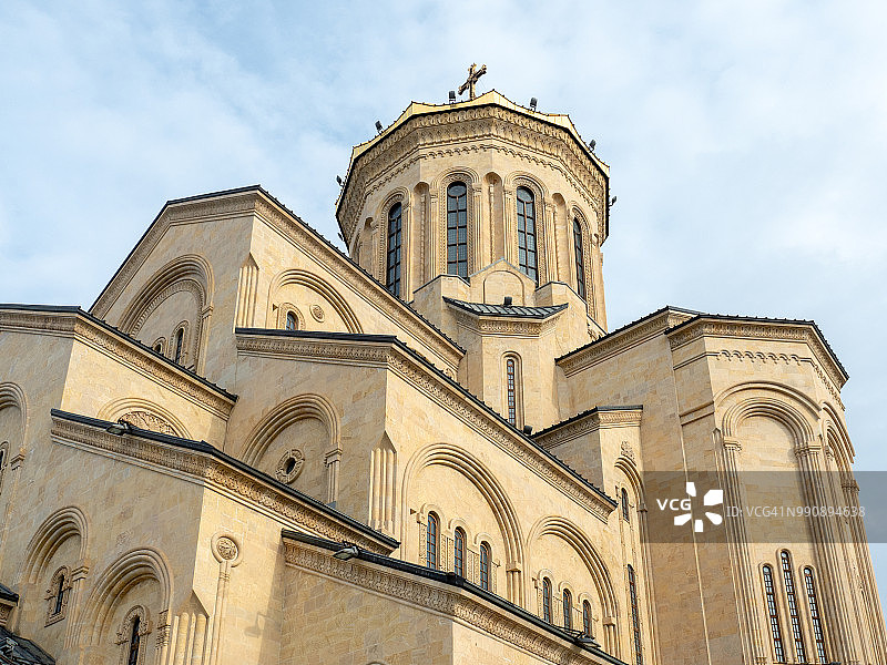 圣三一大教堂，俗称萨姆巴，格鲁吉亚第比利斯图片素材