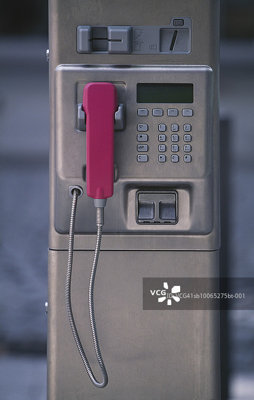 波茨坦广场的公用电话图片素材