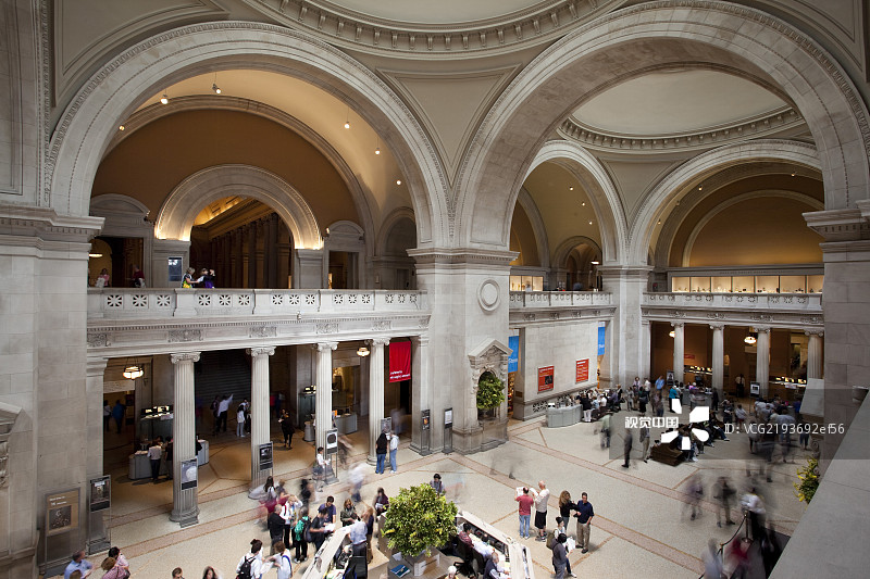 纽约曼哈顿大都会博物馆图片素材