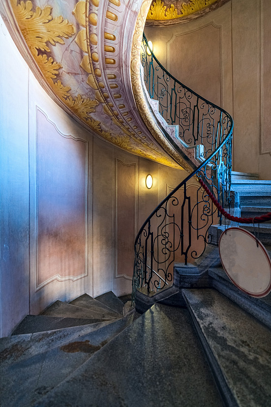 奥地利梅尔克修道院楼梯厅室内c图片素材