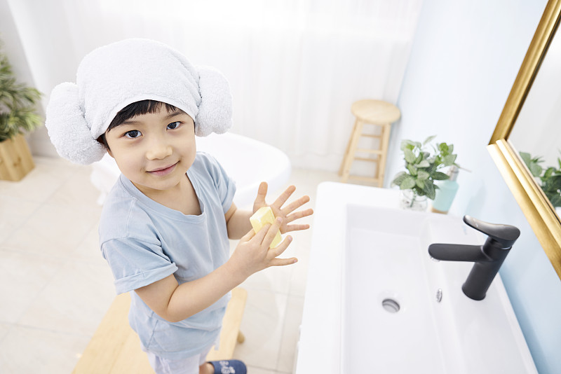 房子,浴室,生活方式,孩子,韩国人图片下载