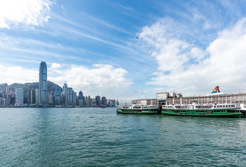 香港中环码头航线图片