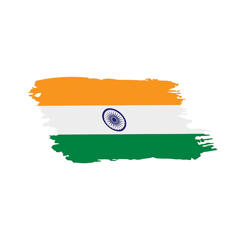 印度国旗的画法图片