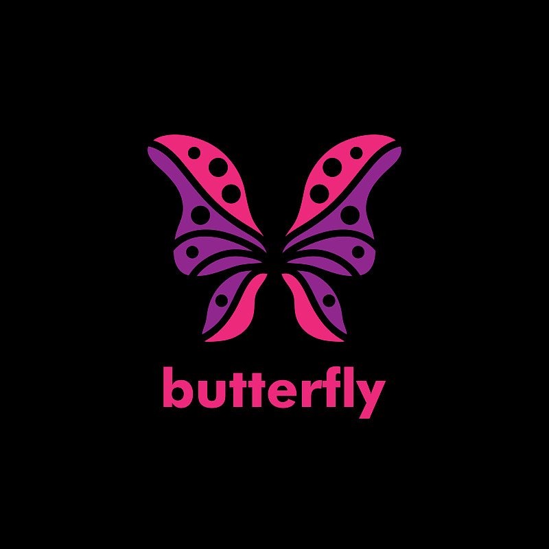 蝴蝶精灵logo图片