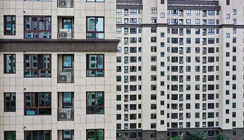 上海城市居民区建筑风光图片下载
