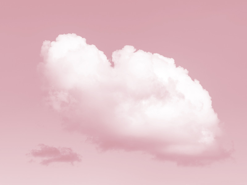 整个框架的抽象背景与云彩在粉红色的背景图片下载
