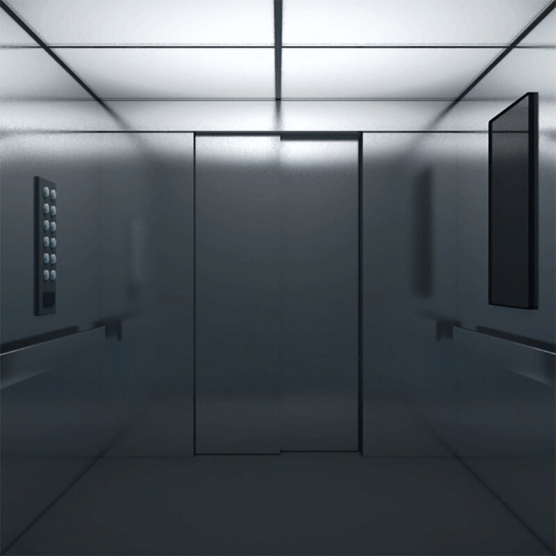 交替现实动画中的电梯门打开图片下载