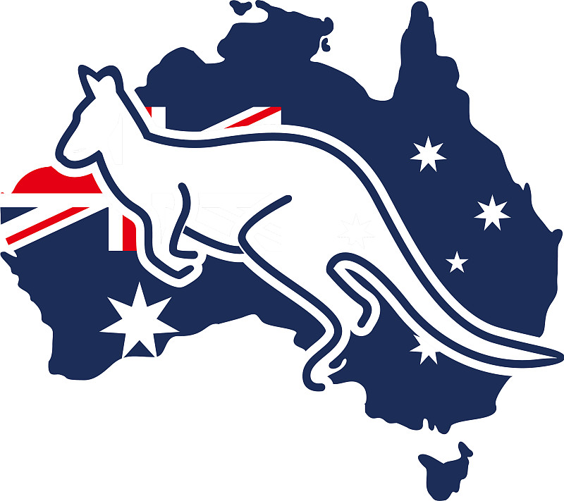 地图澳大利亚国旗国家地图澳大利亚图片下载