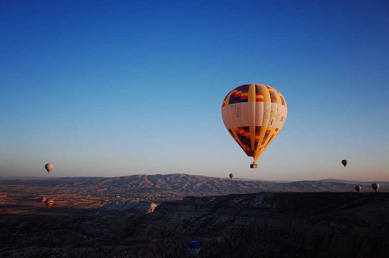 土耳其卡帕多奇亚热气球图片下载