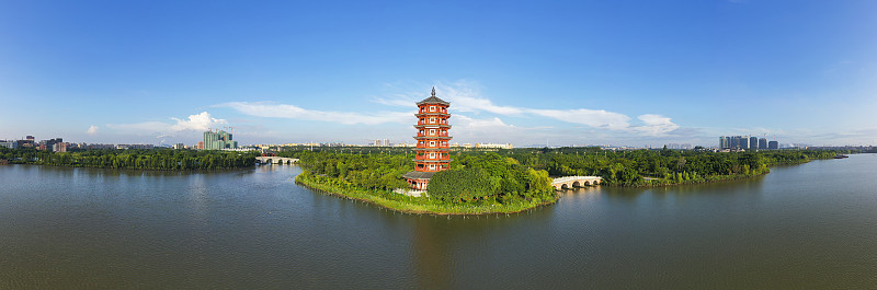 中国广东省东莞华阳湖湿地公园自然风光图片下载