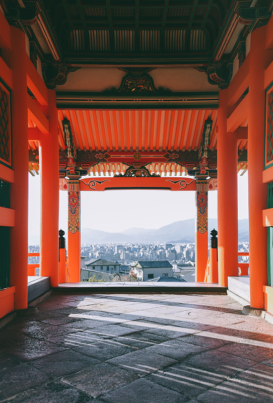 清水寺院外京都城图片下载