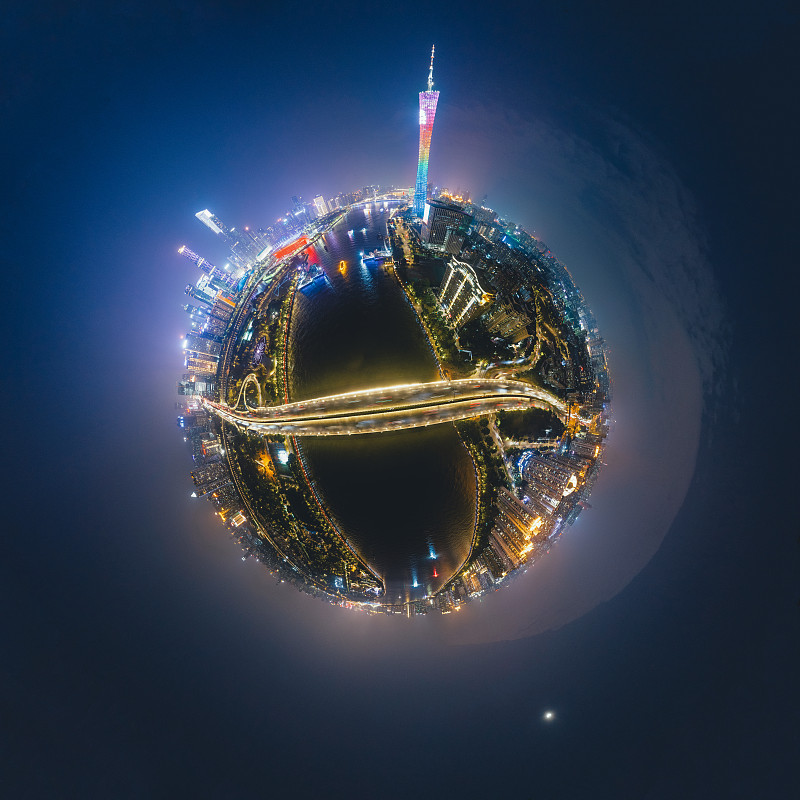 广州城市天际线城市风光图片下载