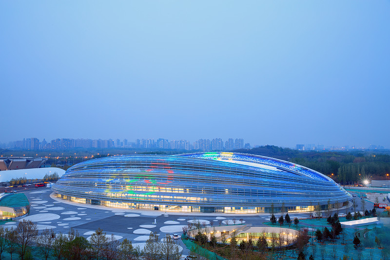 北京国家速滑馆冰丝带图片下载